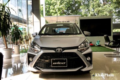 Ảnh chính diện đầu xe Toyota Wigo 2020 