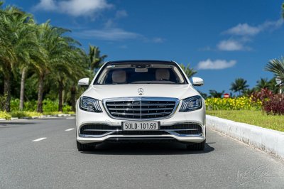 Thiết kế đầu xe Mercedes-Maybach S450 2020.