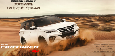 Toyota Fortuner TRD Limited Edition chào giá 1 tỷ đồng Toyota Fortuner TRD Limited Edition chào giá 1 tỷ đồng.