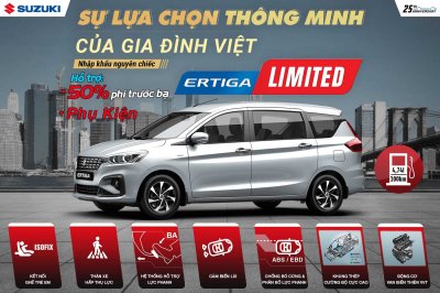 Việt Nam Suzuki ưu đãi 50% lệ phí trước cho bạ xe Suzuki Ertiga Việt Nam Suzuki ưu đãi 50% lệ phí trước cho bạ xe Suzuki Ertiga 1