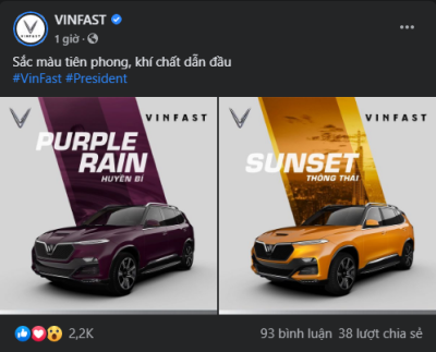 VinFast chia sẻ hình ảnh mới nhất về màu sắc của President VinFast chia sẻ hình ảnh mới nhất về màu sắc của President.