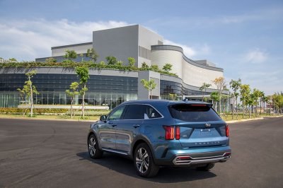 Đuôi xe của Kia Sorento 2020 Đuôi xe của Kia Sorento 2020.