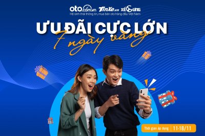 Oto.com.vn ưu đãi cực lớn 7 ngày vàng 1