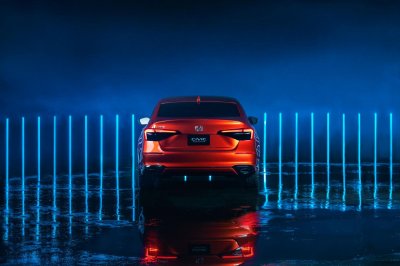 Thiết kế đuôi xe của Honda Civic 2022 Thiết kế đuôi xe của Honda Civic 2022.