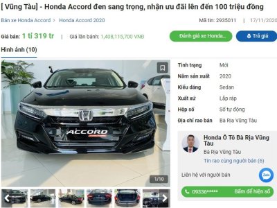 Honda Accord giảm giá mạnh tại đại lý Honda Accord giảm giá mạnh tại đại lý 1