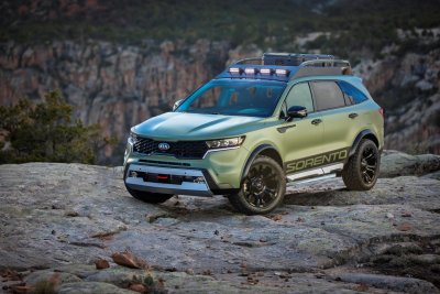 Kia Sorento Concept độ mới siêu ngầu, đậm chất off-road Kia Sorento Concept độ mới siêu ngầu, đậm chất off-road.
