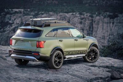 Kia Sorento Yosemite sở hữu vẻ ngoái bắt mắt Kia Sorento Yosemite sở hữu vẻ ngoái bắt mắt.