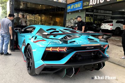 Lamborghini Aventador SVJ đầu tiên về Việt Nam tái xuất, gầm rú đường phố với 2 chi tiết mới  a9