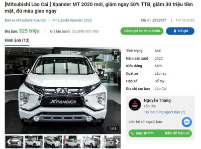 Mitsubishi Xpander 2020 giảm giá tại đại lý Mitsubishi Xpander 2020 giảm giá tại đại lý 1