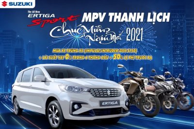 Suzuki Ertiga ưu đãi lệ phí trước bạ trong tháng 01/2021 Suzuki Ertiga ưu đãi lệ phí trước bạ trong tháng 01/2021 1