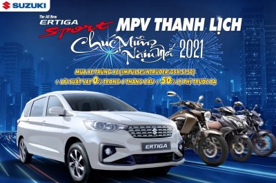 Suzuki Ertiga ưu đãi lệ phí trước bạ trong tháng 01/2021 1