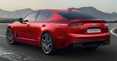 Kia Stinger 2021 GT S mạnh mẽ, cường tráng.