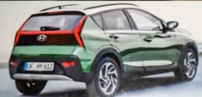 Hình ảnh Hyundai Bayon thực tế bị lộ trước thời gian xe hẹn ra mắt.