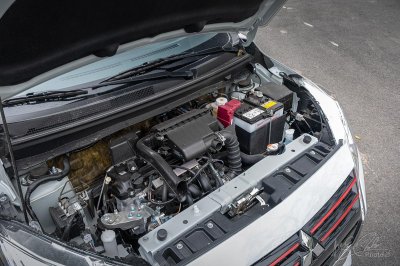 Khoang động cơ xe Mitsubishi Attrage 2021 Khoang động cơ xe Mitsubishi Attrage 2021 1