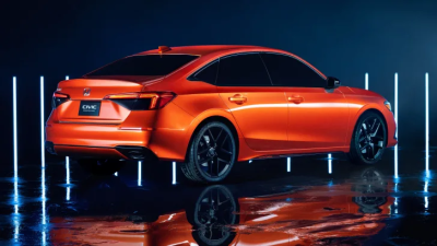 Honda Civic 2022 sedan bản sản xuất nhá hàng có phần khác biệt với bản Prototype.