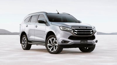 Isuzu MU-X 2022 hoàn toàn mới.