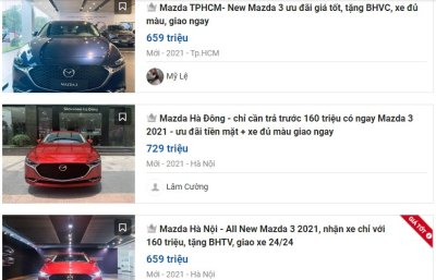 Mazda 3 giảm cao nhất 60 triệu đồng 1