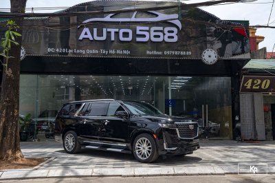 Ngắm Cadillac Escalade ESV 2021 bản máy to và nội thất nhiều điểm mới so với xe đã về Việt Nam trước đó  a48y