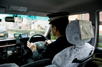 tài xế taxi Nhật