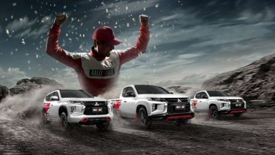 ra mắt phiên bản Mitsubishi Pajero Sport Ralliart và Mitsubishi Triton Ralliart.