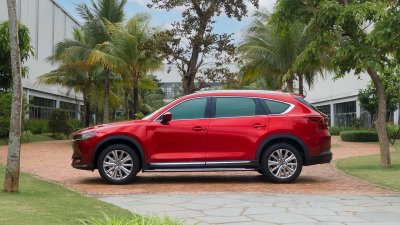 Ngoại hình của Mazda CX-8 2022.