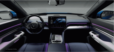 Khoang nội thất VinFast VF9 thiết kế tối giản, ứng dụng loạt công nghệ hiện đại giống xe sang.