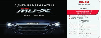 All New Isuzu mu-X "chốt" lịch ra mắt.