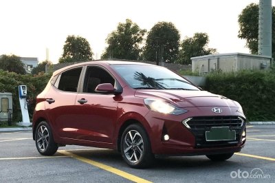 Hyundai Grand i10 Hatchback 1.2 AT 2022 là một gợi ý rất đáng tham khảo cho những ai muốn mua xe trong tầm giá 450 triệu. 1