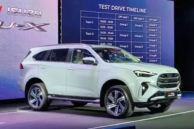 ISUZU MU X PREMIUM 4X4 AT VỚI THIẾT KẾ MẠNH MẼ VÀ HIỆN ĐẠI