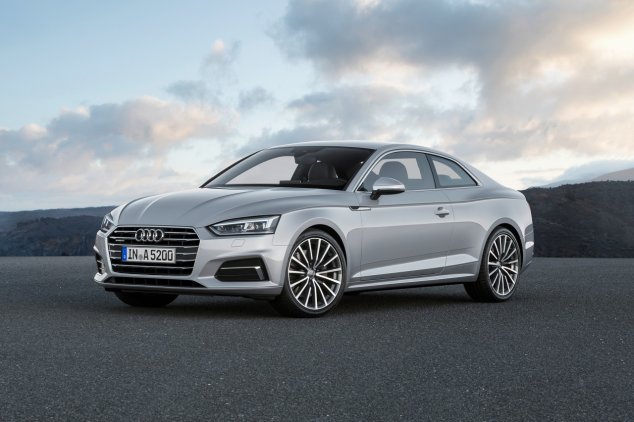 Photo of a 2015 Black Audi A5 Sportback covered in morning dew parked in  the street in Santander Cantabria Spain Stock Photo  Alamy