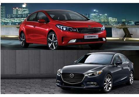 So sánh xe Kia Forte 2018 với Mazda 3 2018