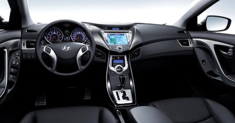 Nội thất xe Hyundai Avante