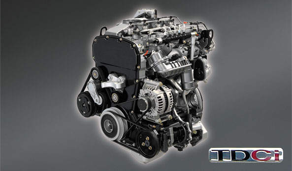 Động cơ máy dầu chuẩn Turbo Diesel 2,4L – TDCi của Ford có công suất mạnh mẽ  1