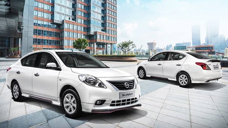 Ngoại hình Nissan Sunny mới.