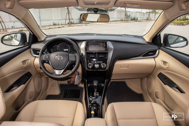 Toyota Vios 2021 sở hữu khoang nội thất rộng rãi, cách bố trí thực dụng. 1