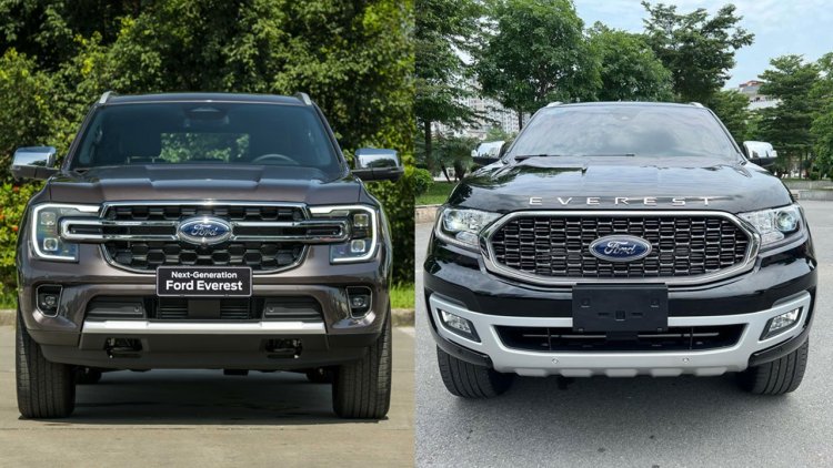 Những thay đổi của Ford Everest mới và bản 2021
